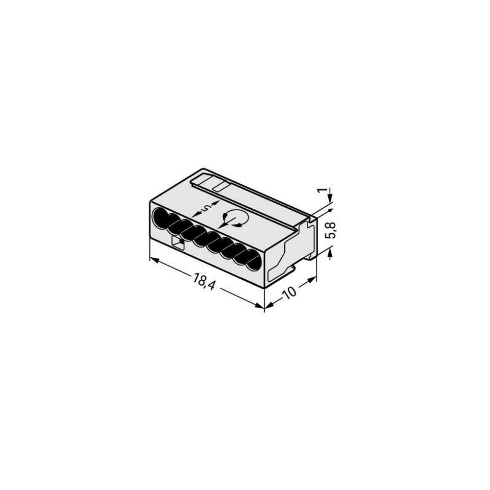243-308 MICRO PUSH WIRE конектор за твърди проводници; 0.8 мм; 8-проводника; светлосива Wago_small