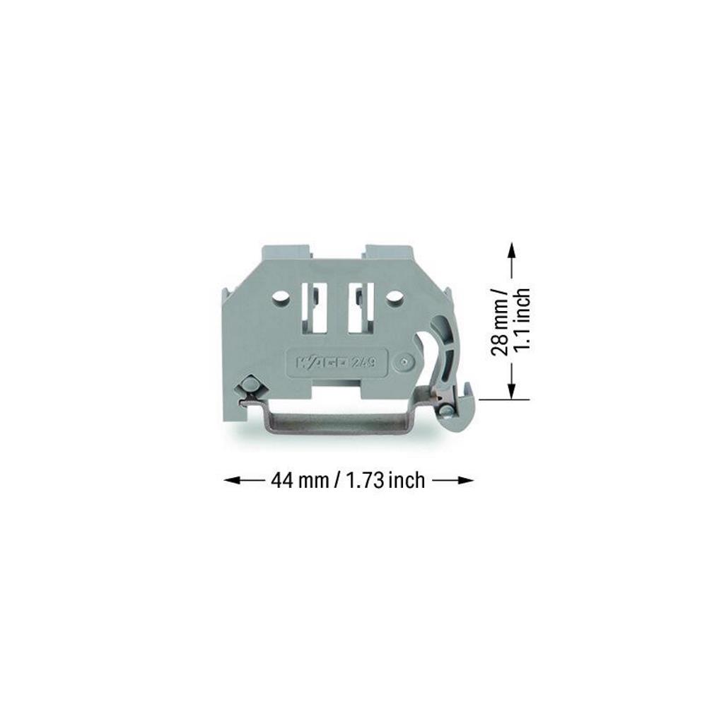 249-116 Безвинтов ограничител 6 mm за DIN шина 35x15/7.5 - сив Wago_small