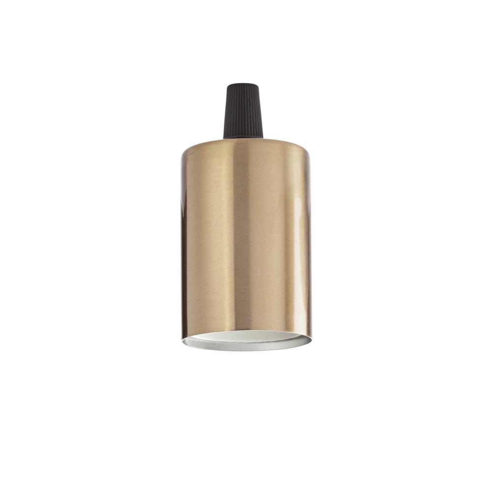 249247 Фасунга PORTALAMPADA E27 GHIERA OTTONE Ø40xH85 mm E27 max 1 x 60W Ideal Lux