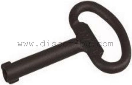 255317 NWS-SL/DLB/3 - Ключ за ключалка - двоен прорез с дорник 3mm_small
