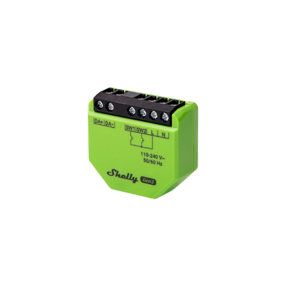 261866 Smart реле 1х димер DALI, за управление на  до 5 DALI контролни устройства, Wi-Fi, Bluetooth, Shelly DALI Dimmer Gen3_small