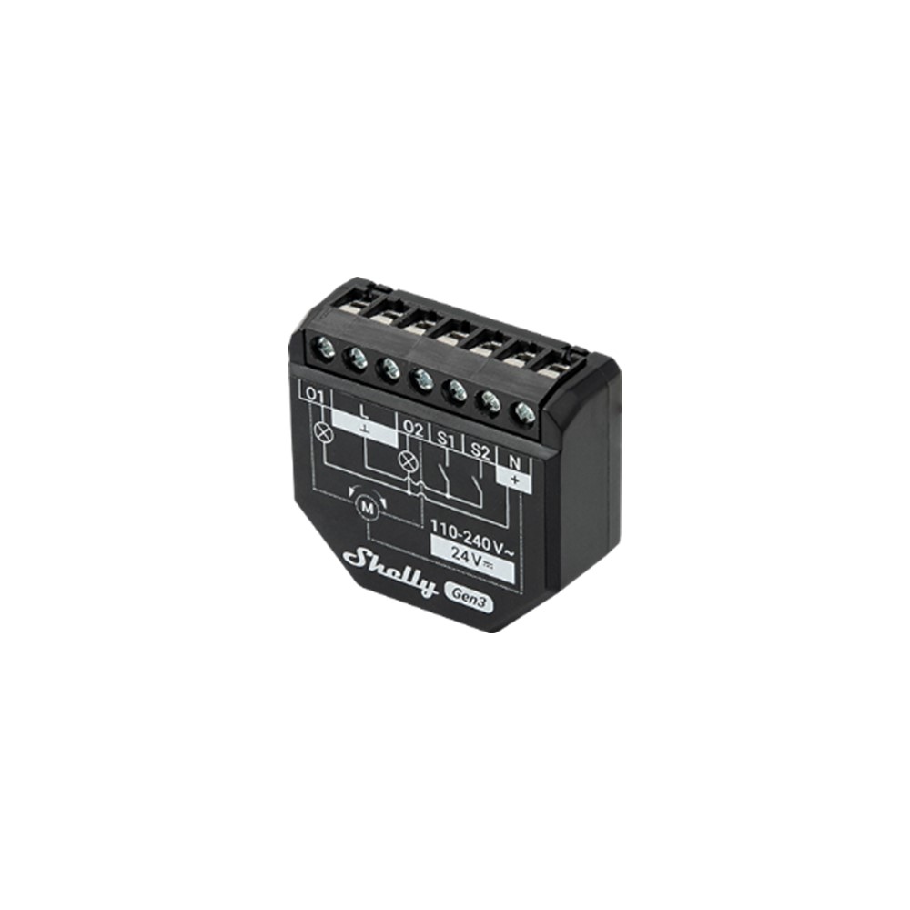 261903 Smart реле 2х, с измерване на мощност, 16A/240V~, 10A/30V~, Bluetooth, Wi-Fi, Shelly 2PM Gen3_small