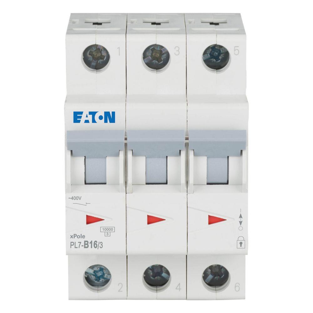 263389 PL7-B16/3 - Автоматичен прекъсвач MCB 3P 16A крива B 10kA, Eaton_small