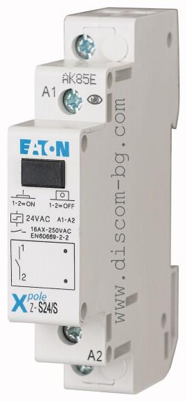 265535 Z-S24/S - Импулсно реле 24VAC/12VDC, 1NO, 16A, 50Hz_small