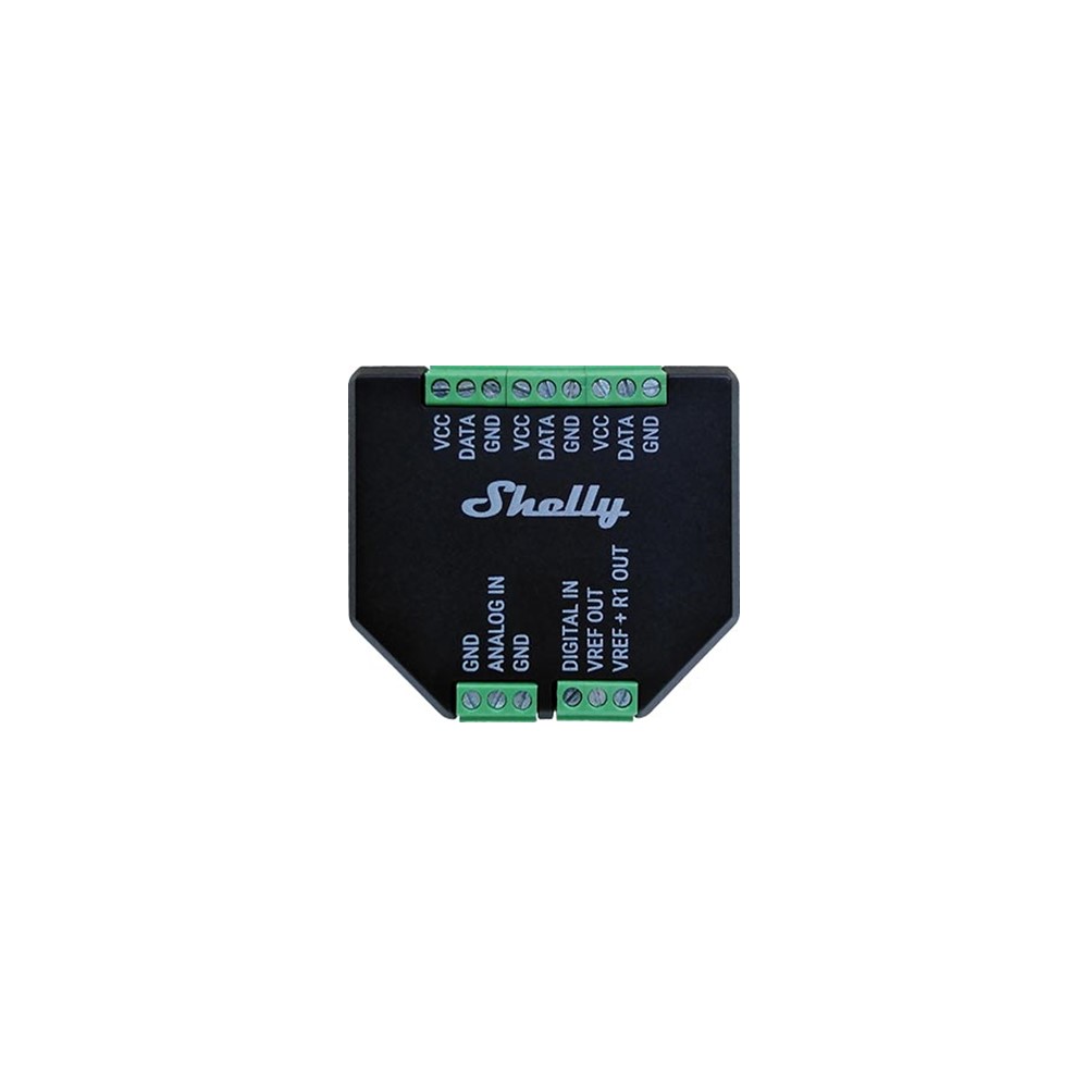 266427 Интерфейс за смарт релета Shelly Plus, Gen3 и Gen4, 3.3 V DC, до 5 сензора DS18B20/1 сензор DHT22, Shelly Plus Add-on_small