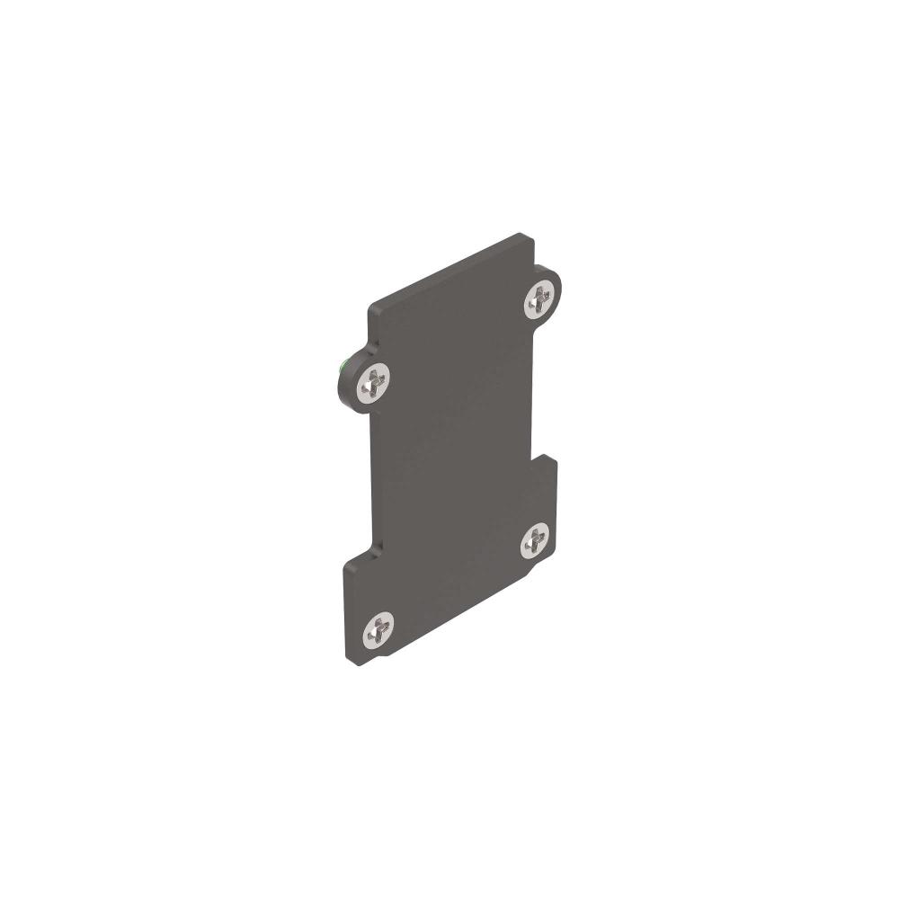 267203 Крайна капачка EGO END CAP RECESSED SENZA FORO BK L36xH4xP52 mm Ideal Lux