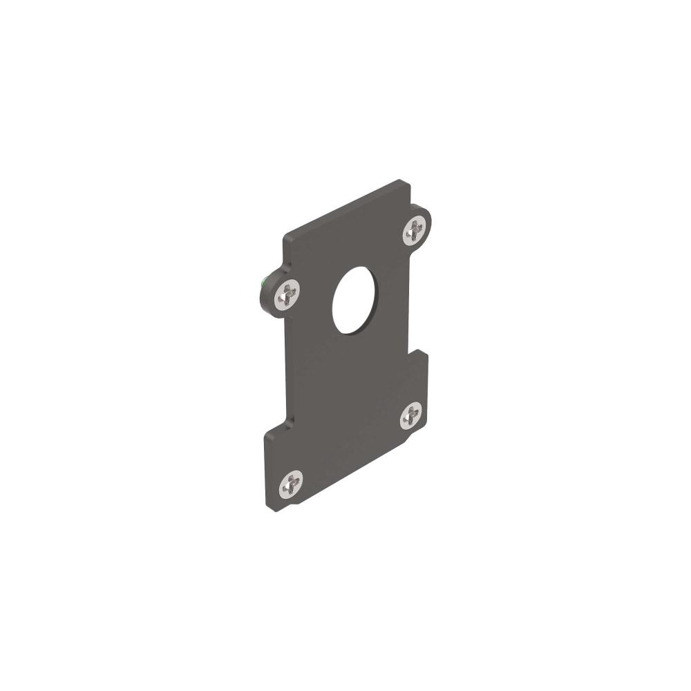 267210 Крайна капачка EGO END CAP RECESSED CON FORO BK L36xH4xP52 mm Ideal Lux