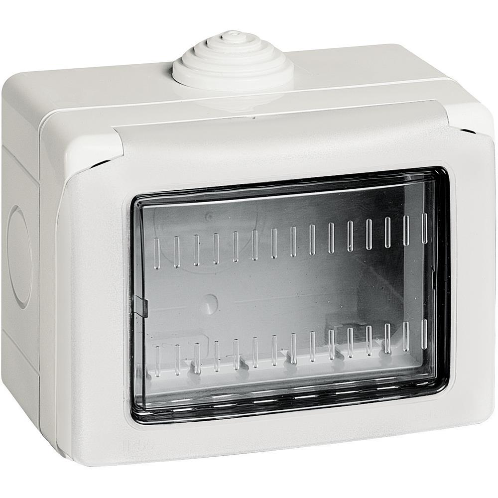 27503 Кутия за открит монтаж IP55, 3М, Бял Bticino Classia