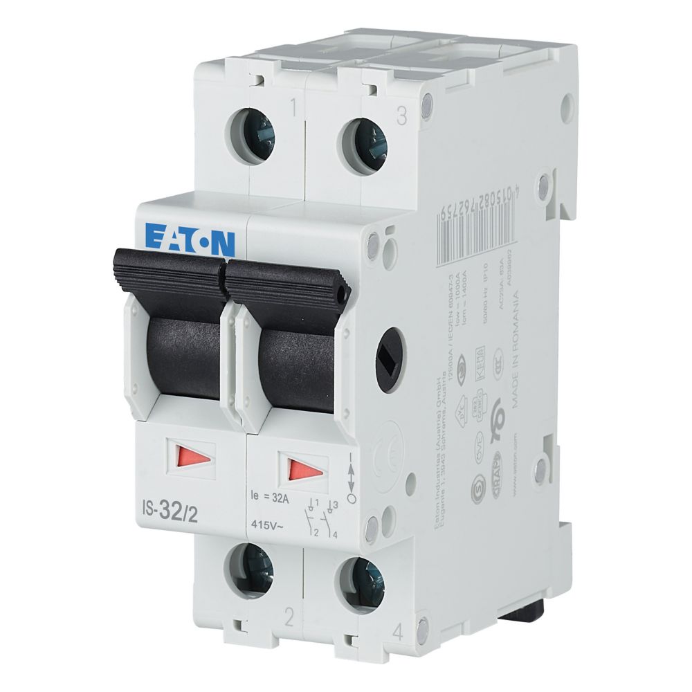 276267 IS-32/2 - Шалтер 240/415 V AC, 32A 2P, 50mm², Eaton_small