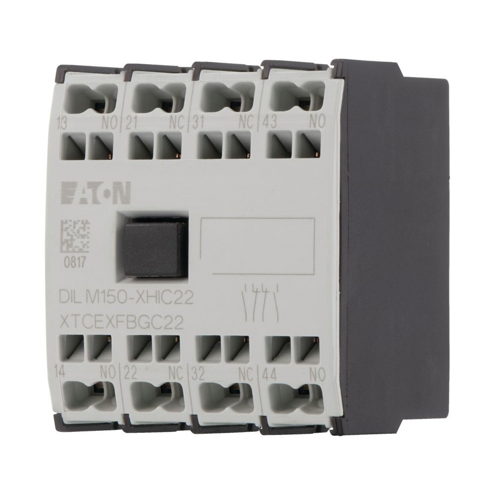 278046 Допълнителен контактен модул DILM, 4 полюса, 16A, 2 N/O, 2 NC, Eaton