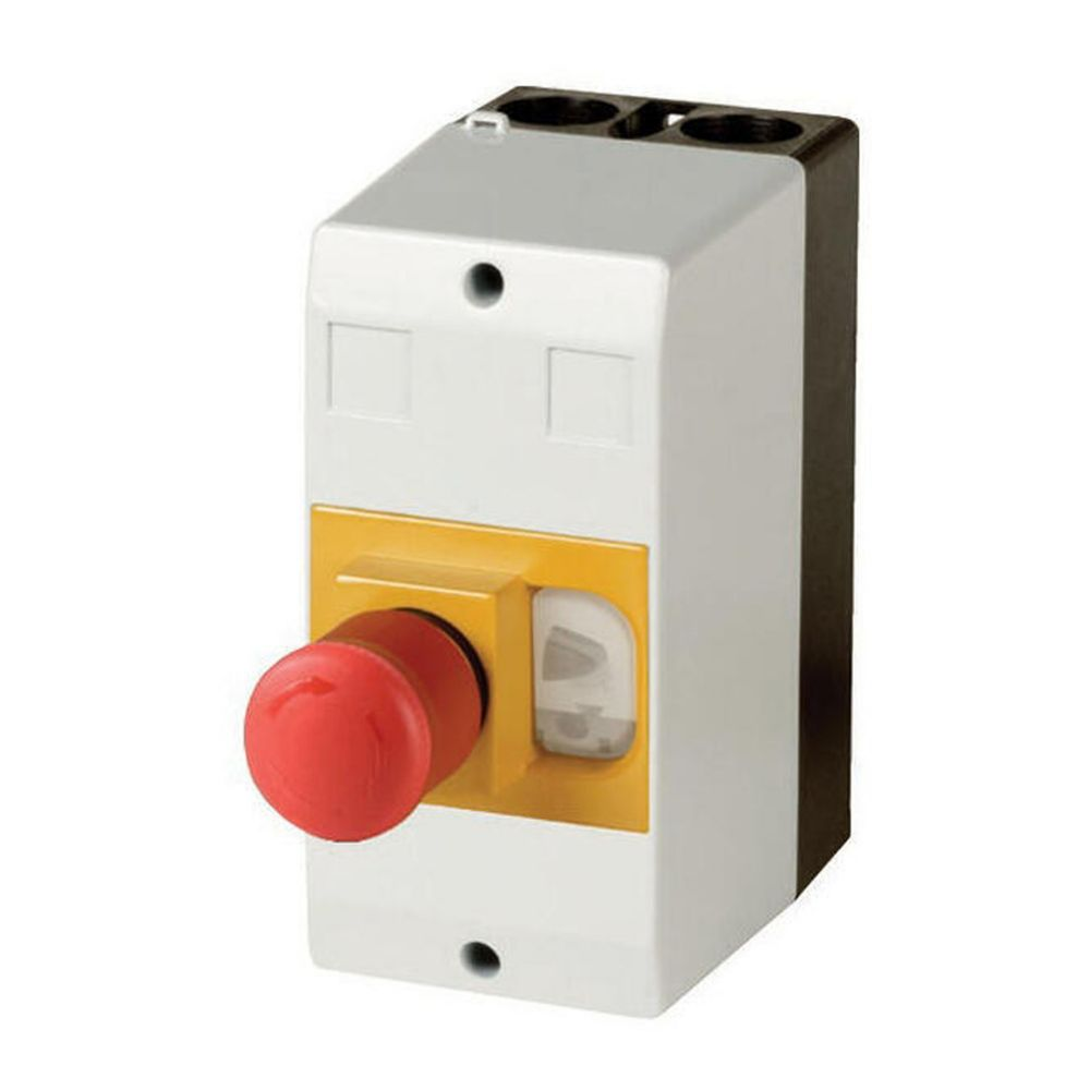 281406 CI-PKZ01-PVT - Кутия IP65 за PKZ01 + бутон за аварийно изключване R/Y, Eaton