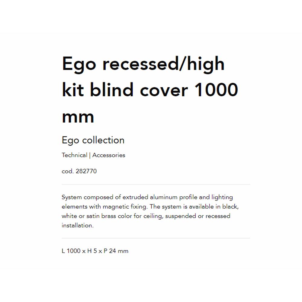 282770 Покривен капак EGO KIT RECESSED BLIND COVER 1000 mm WH L1000xH5xP24 mm Ideal Lux_small