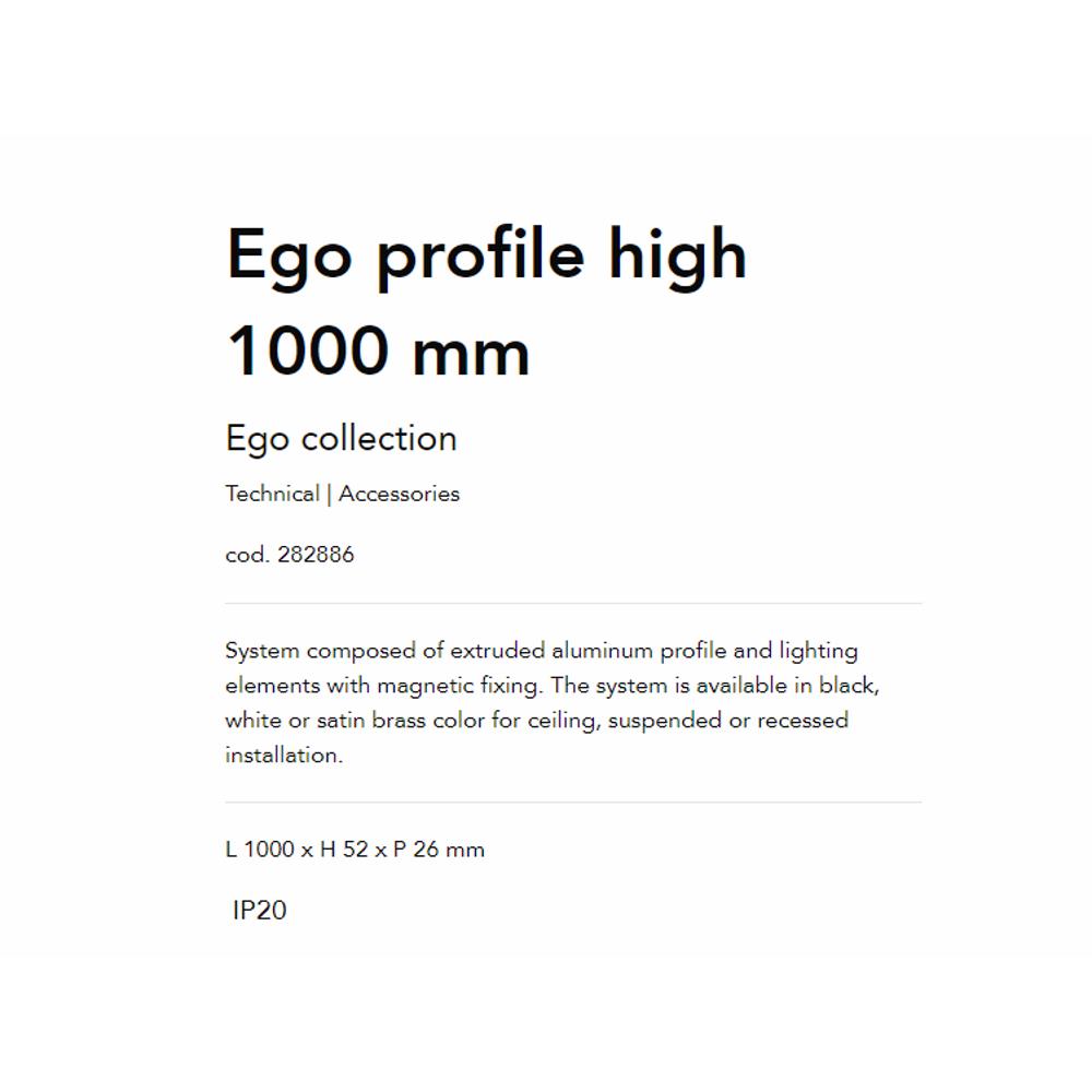 282886 Профил EGO PROFILE HIGH 1000 mm WH L1000xH52xP26 mm Ideal Lux_small