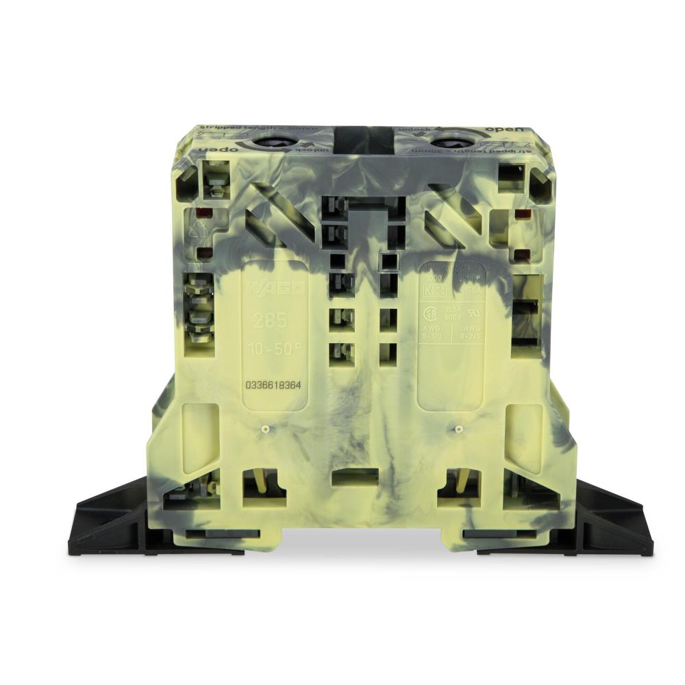 285-147 Ред.клема 50,0 mm²/(70,0); 20 mm; изолир.- т.сив/ж. (без заземяване) Wago