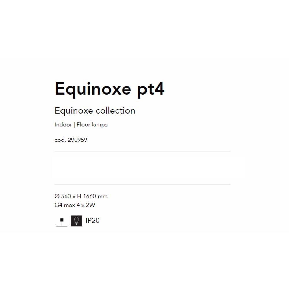 290959 Настолна лампа Equinoxe Ø560xH1660 хром mm G4 max 4x2W IP20 Ideal Lux_small