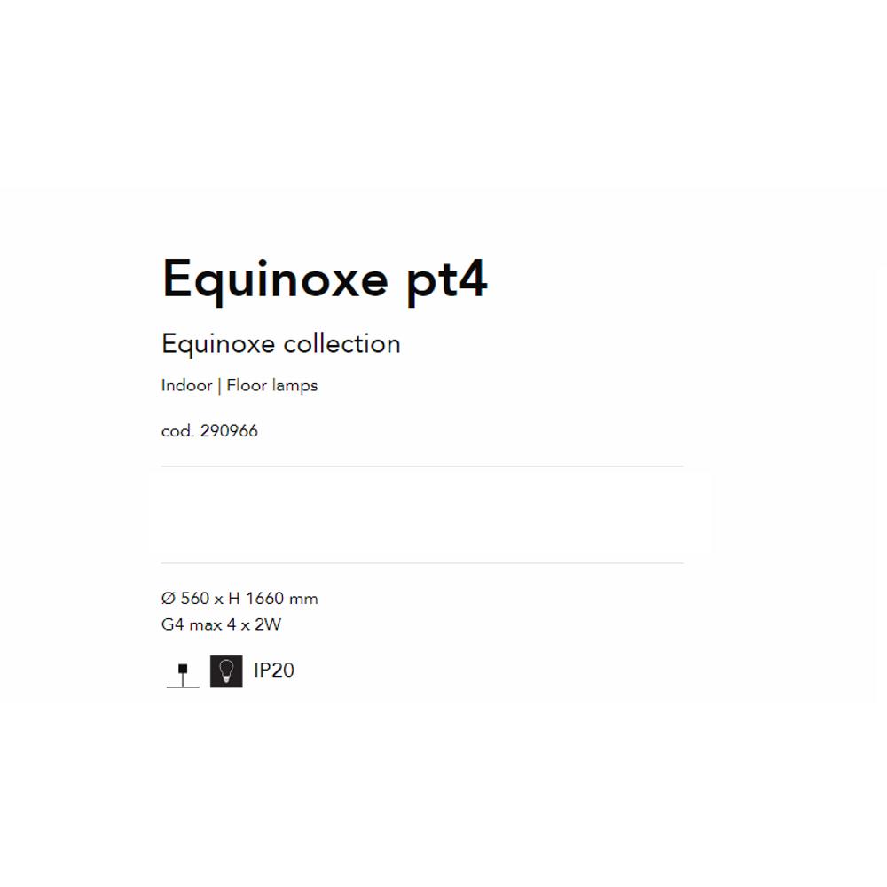 290966 Настолна лампа Equinoxe Ø560xH1660 месинг mm G4 max 4x2W IP20 Ideal Lux_small