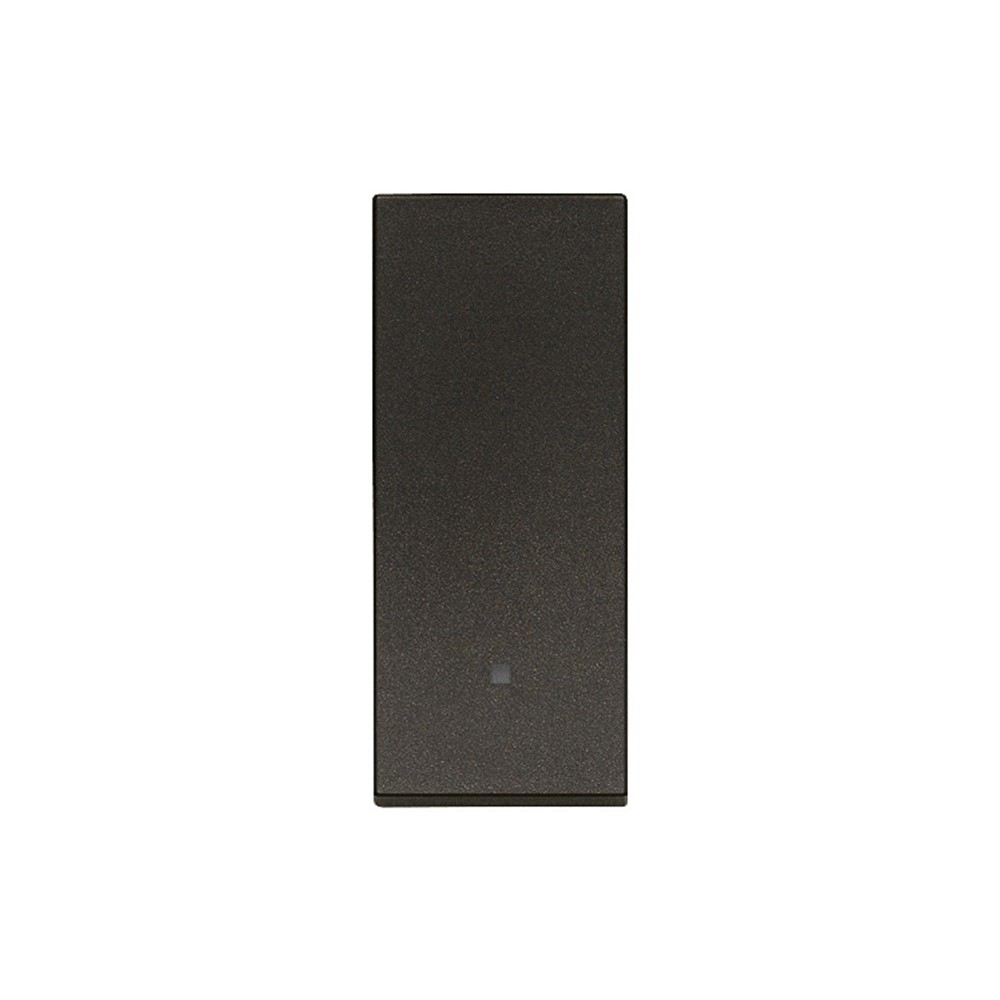 30008.FXG Механизъм за бутон Linea, 1M, 1P NO 10A, black, Vimar