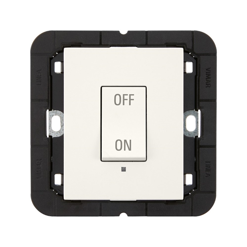 30017.B Двуполюсен ключ Linea, BS 2P 32A, 250 V~, IP40, макс. 200W, white, Vimar_small