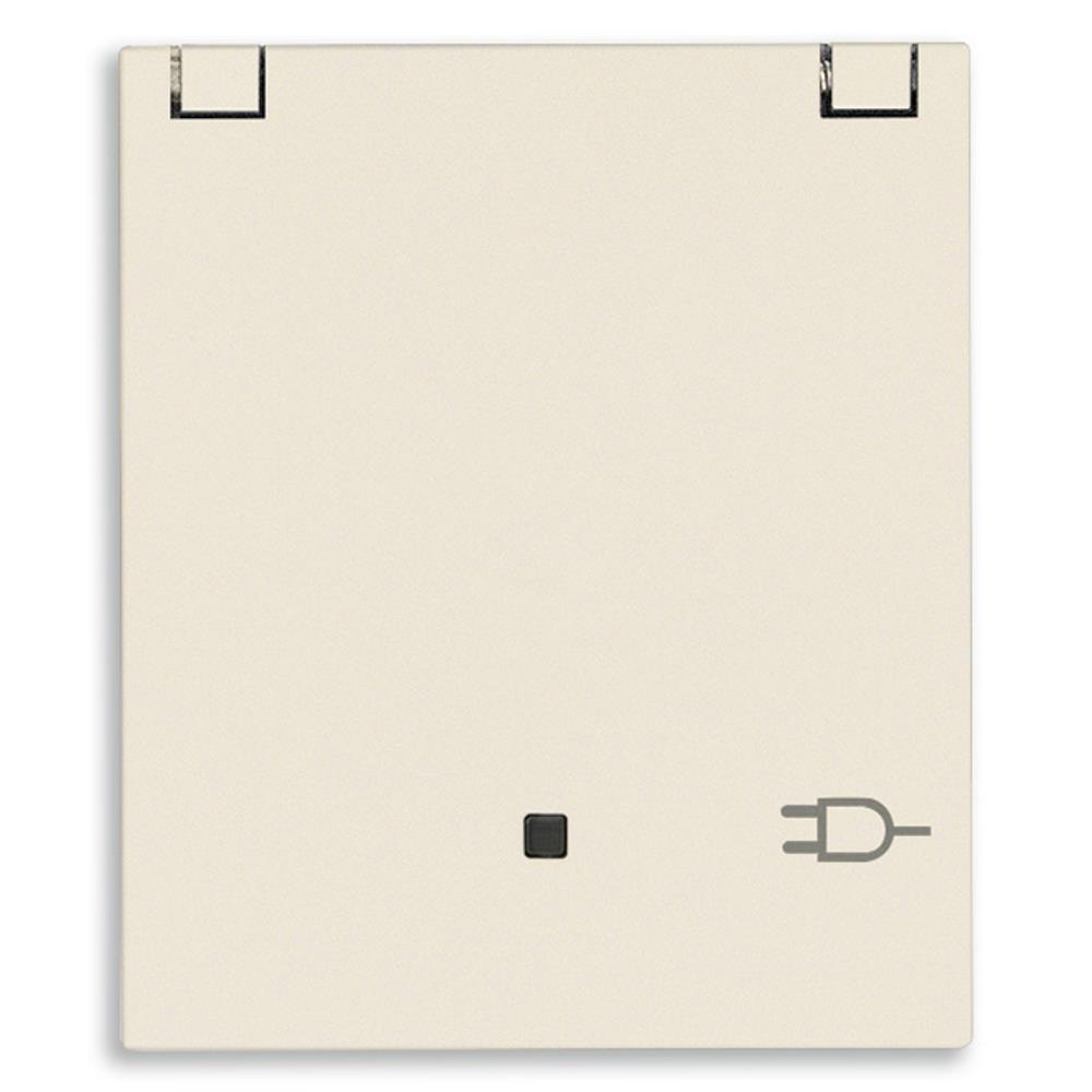 30208.CC Контакт SICURY Schuko с капак Linea 2P+E 16A 2M, Canvas, Vimar