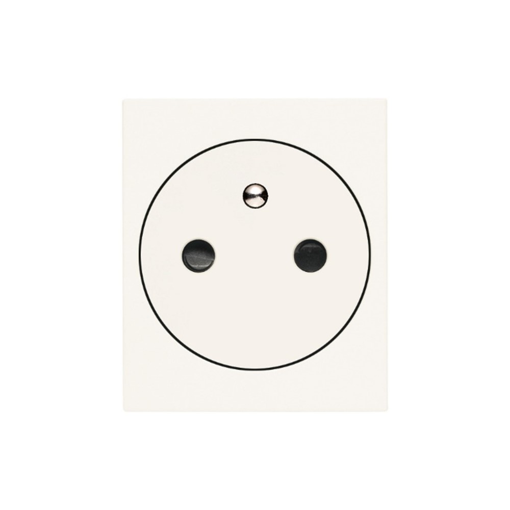 30212.FLFXB Плокъс контакт Linea, SICURY 2P+E 16A 250 V~, FR, без винтове, white, Vimar_small