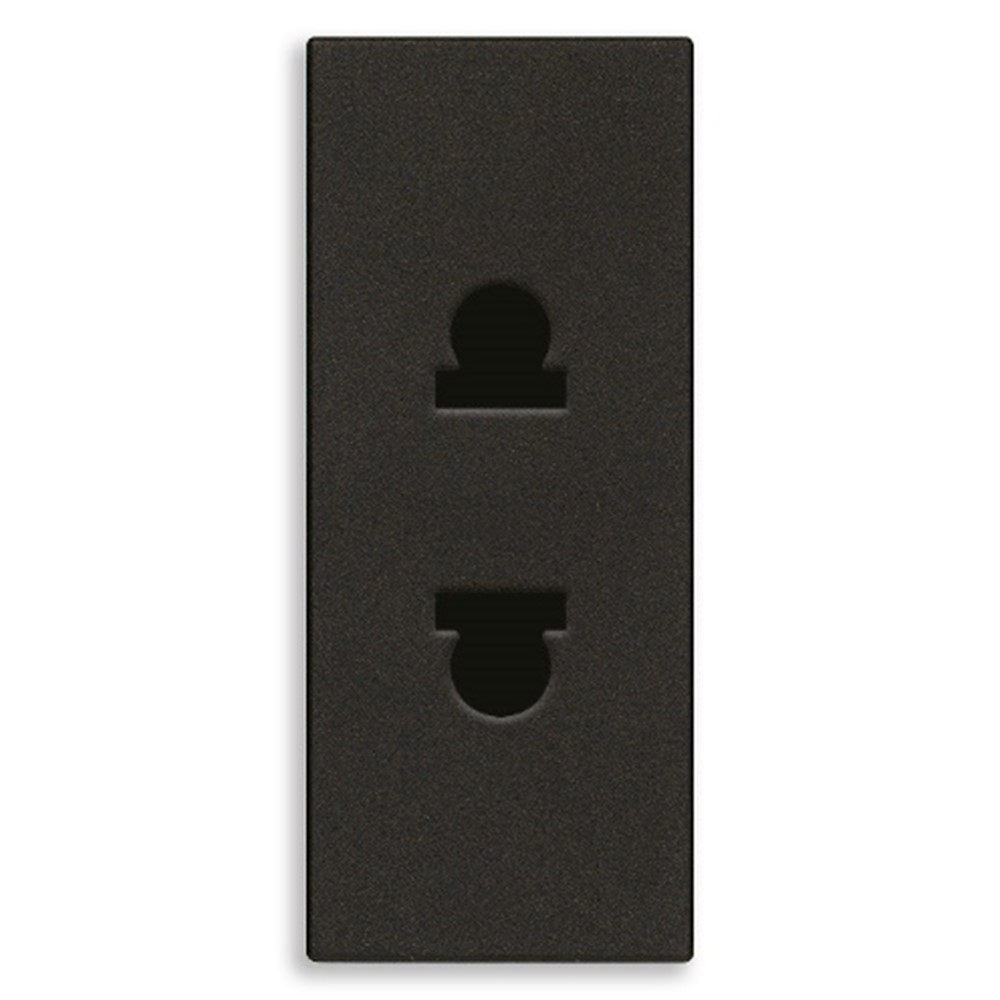 30234.G Контакт SICURY Linea, 2P 16A USA+EU, унив. стандарт, black, Vimar