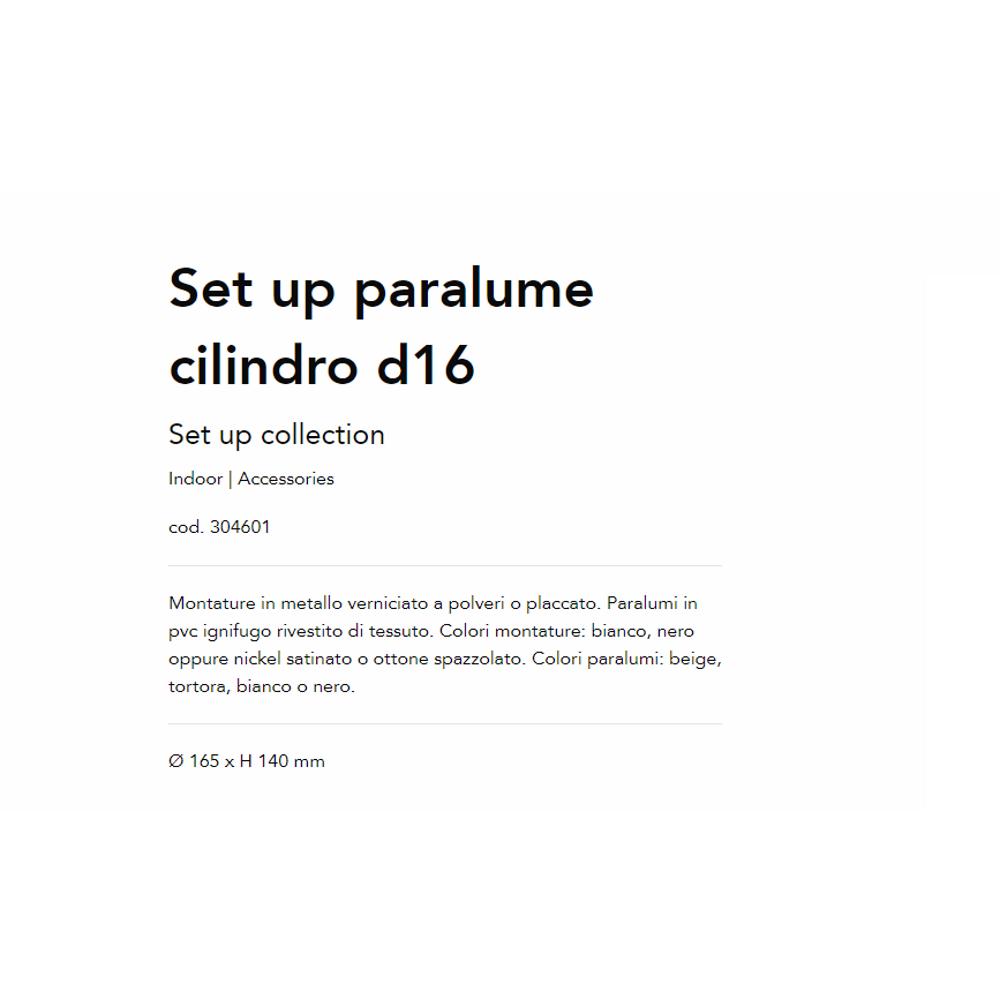 304601 Абажур кафяв Set up paralume cilinder d16 Ø 165 x H 140 mm Ideal Lux_small