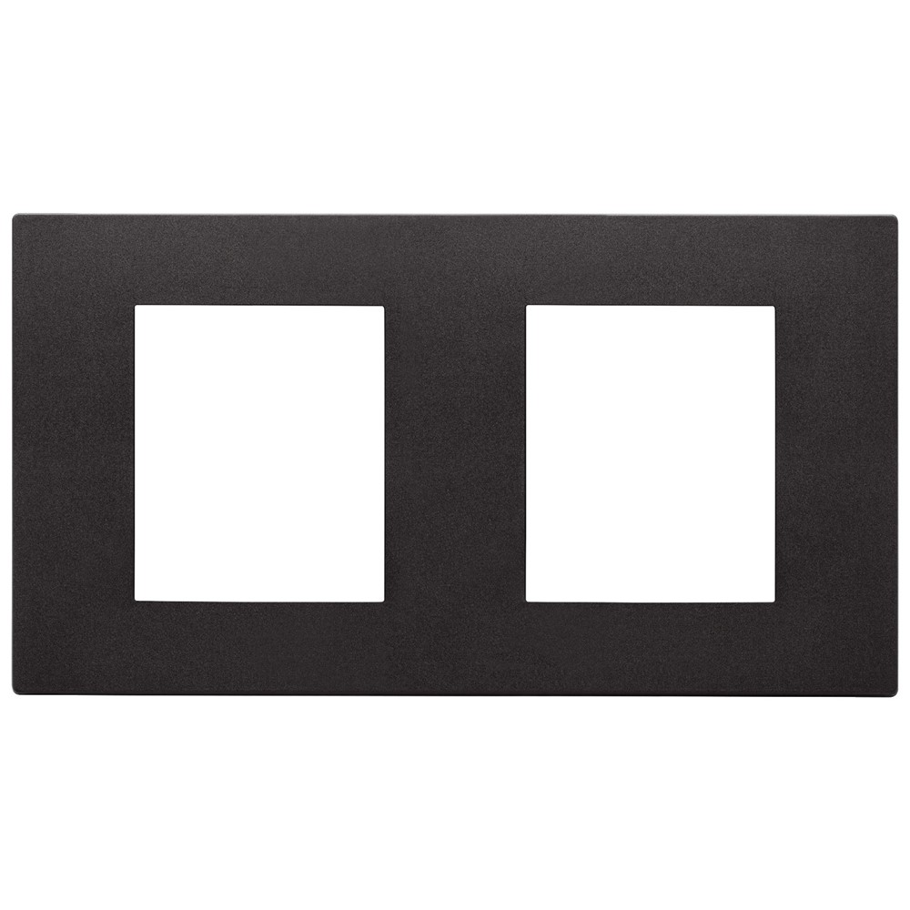 30643.02 Декоративна рамка Linea, 2x (2+2M), black, Vimar_small