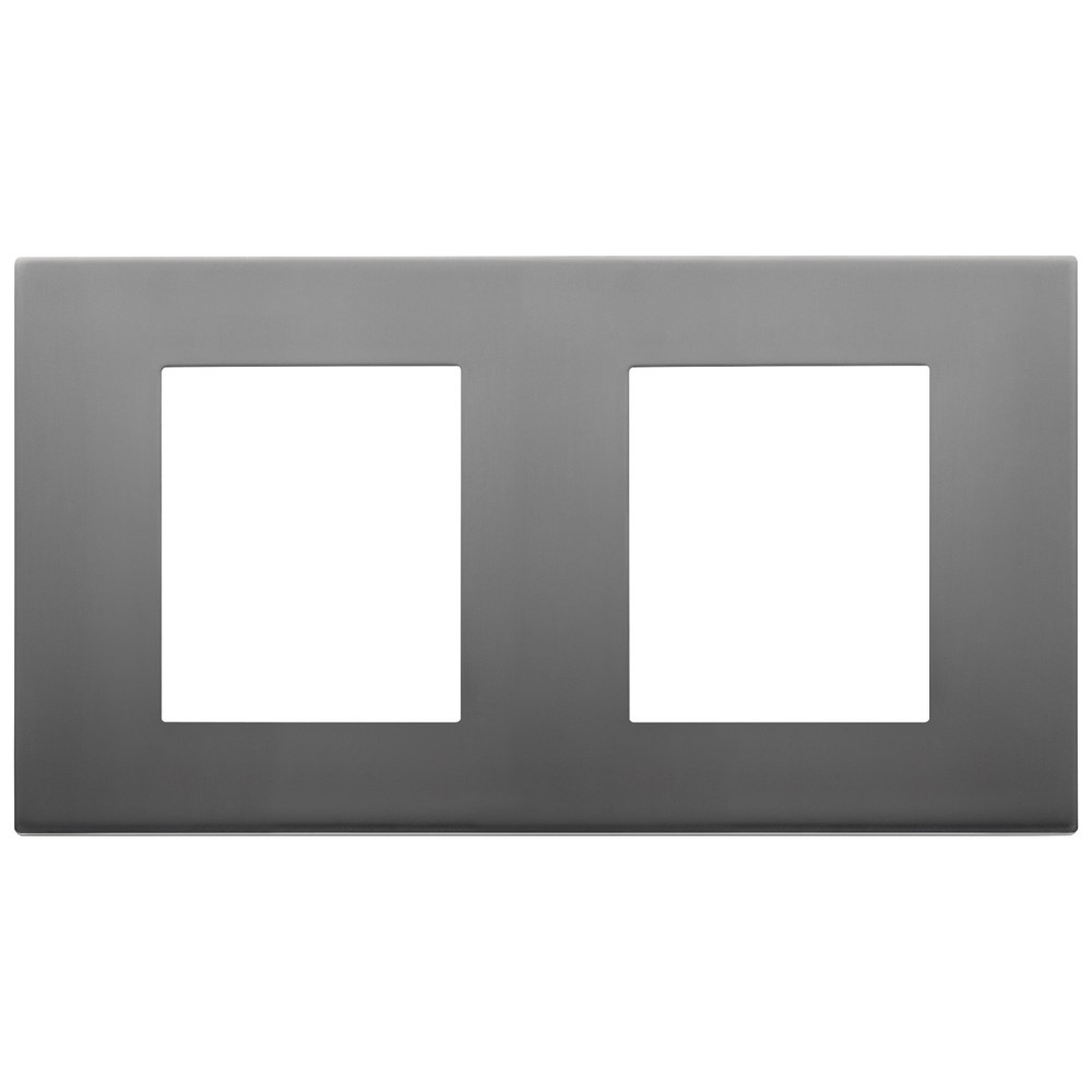 30643.72 Декоративна рамка Linea, 2x (2+2M), satin inox, Vimar_small