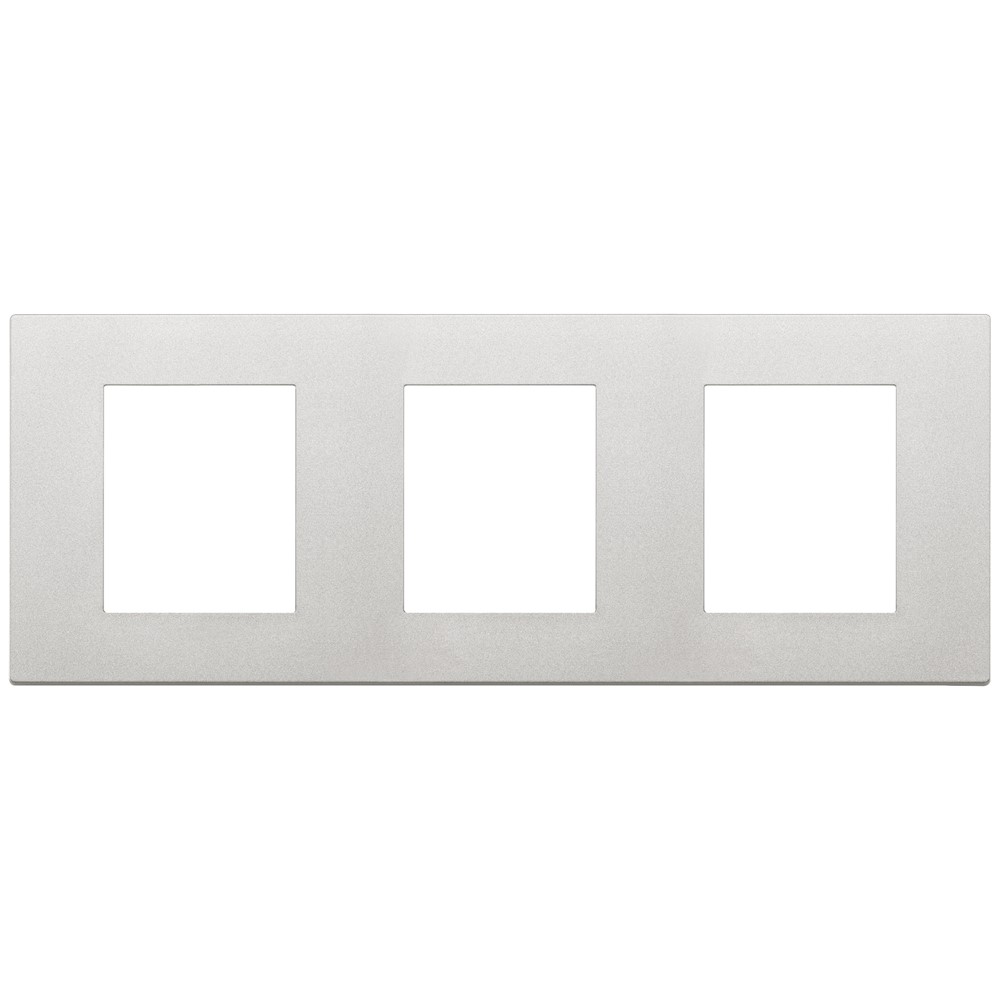30644.20 Декоративна рамка Linea, 3x (2+2+2M), silver, Vimar