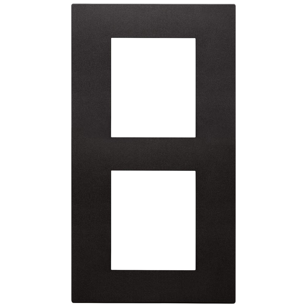30645.02 Декоративна рамка Linea, вертикална, 2x (2+2M), black, Vimar