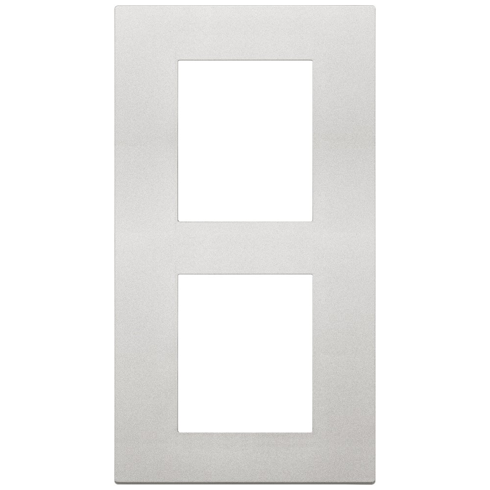 30645.20 Декоративна рамка Linea, вертикална, 2x (2+2M), silver, Vimar