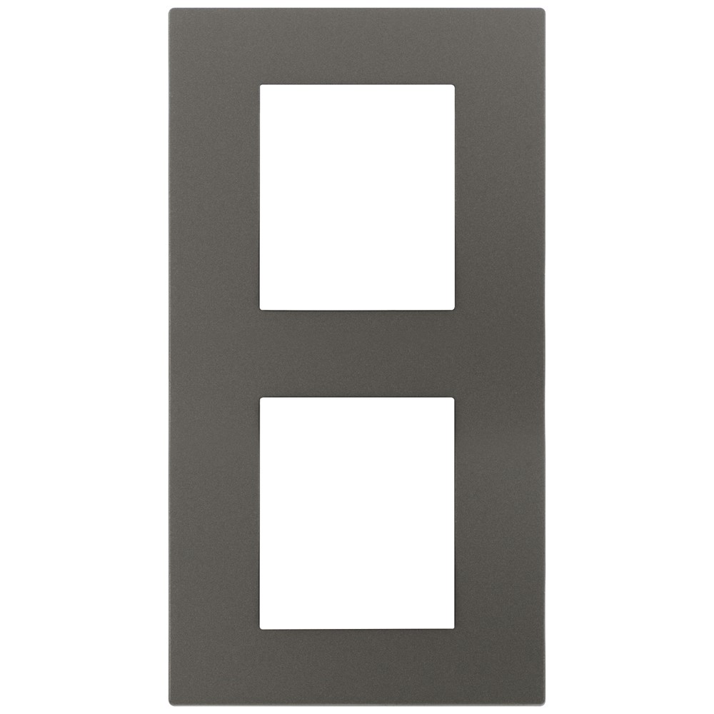 30645.62 Декоративна рамка Linea, вертикална, 2x (2+2M), metal, dark nickel, Vimar_small