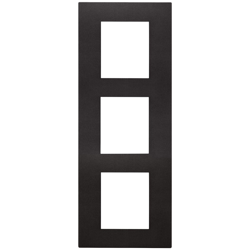 30646.02 Декоративна рамка Linea, вертикална, 3x (2+2+2M), black, Vimar_small