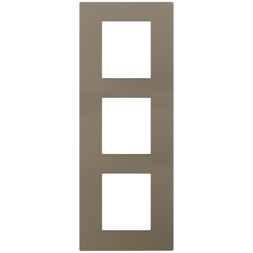 30646.61 Декоративна рамка Linea, вертикална, 3x (2+2+2M), metal, coffee bron, Vimar_small
