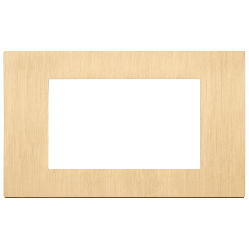 30654.70.01 Декоративна рамка Linea, 4M, metal brushed gold, Vimar_small