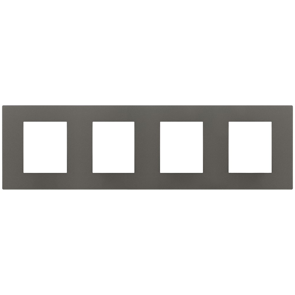 30669.62 Декоративна рамка Linea, 4x (2+2+2+2M), metal, dark nickel, Vimar_small