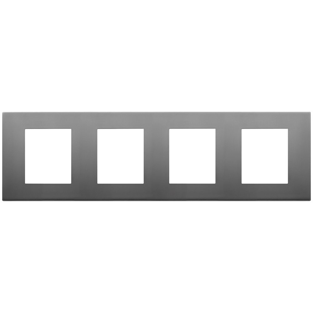 30669.72 Декоративна рамка Linea, 4x (2+2+2+2M), satin inox, Vimar_small