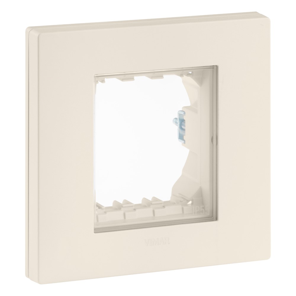 30931.01 Влагозащитен капак Linea, IP55, 2M, с фиксиращи винтове, canvas, Vimar_small