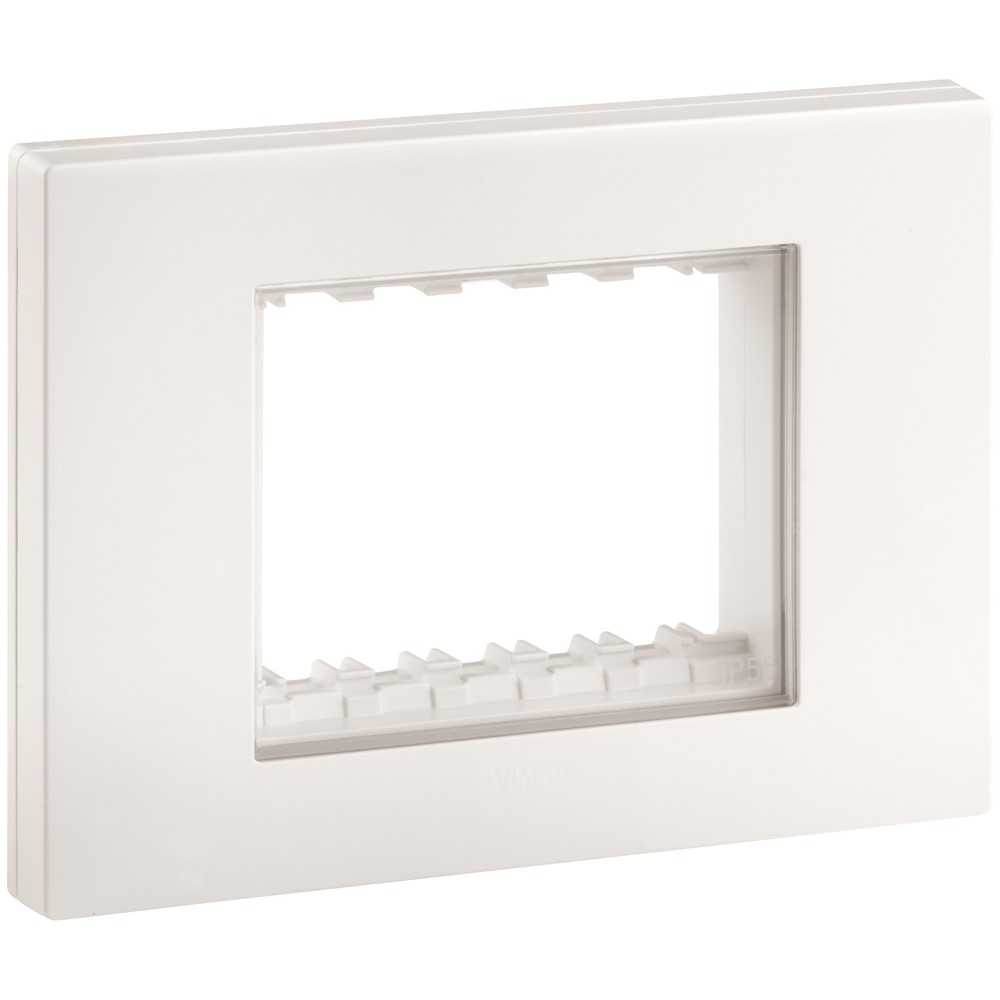 30943.00 Влагозащитен капак Linea, IP55, 3M, с фиксиращи винтове, white, Vimar