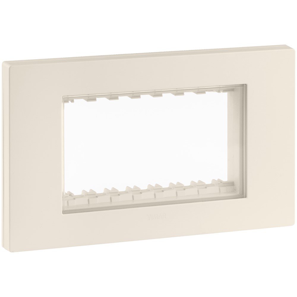 30944.01 Влагозащитен капак Linea, IP55, 4M, с фиксиращи винтове, canvas, Vimar