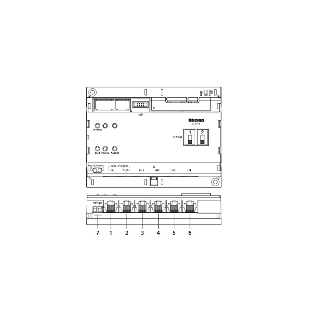 323006 Етажен разпределител D45 Bticino_small