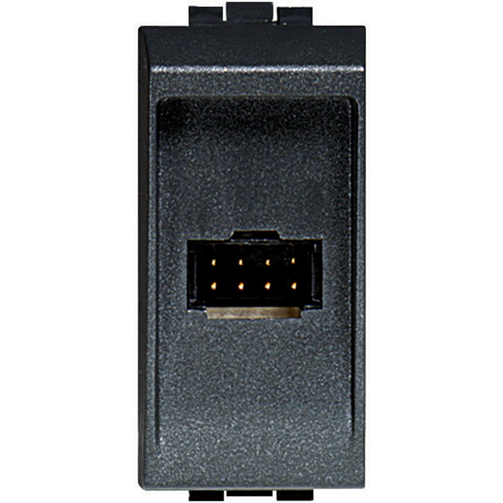 336983 Тест конектор 8 пина LIVING LIGHT, антрацит Bticino_small