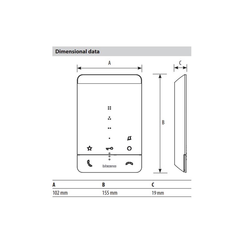 344282 Аудио Handsfree CLASSE 100A16E Bticino_small