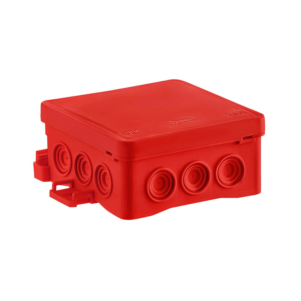 35346101 Разклонителна кутия NS6, ОМ, 85x85x40 мм, IP54, red, Simet