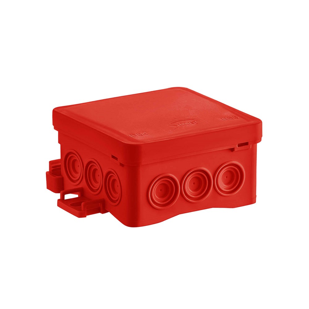 35360101 Разклонителна кутия NS5, ОМ, 75x75x40 мм, IP54, red, Simet