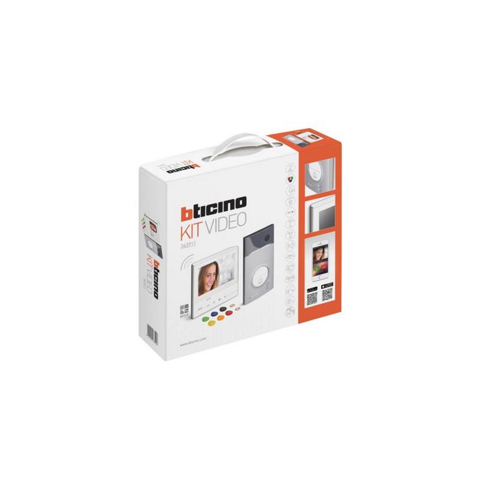 363911 Еднофамилен Handsfree домофонен кит C 300X13E+LINEA3000 BADGE Bticino