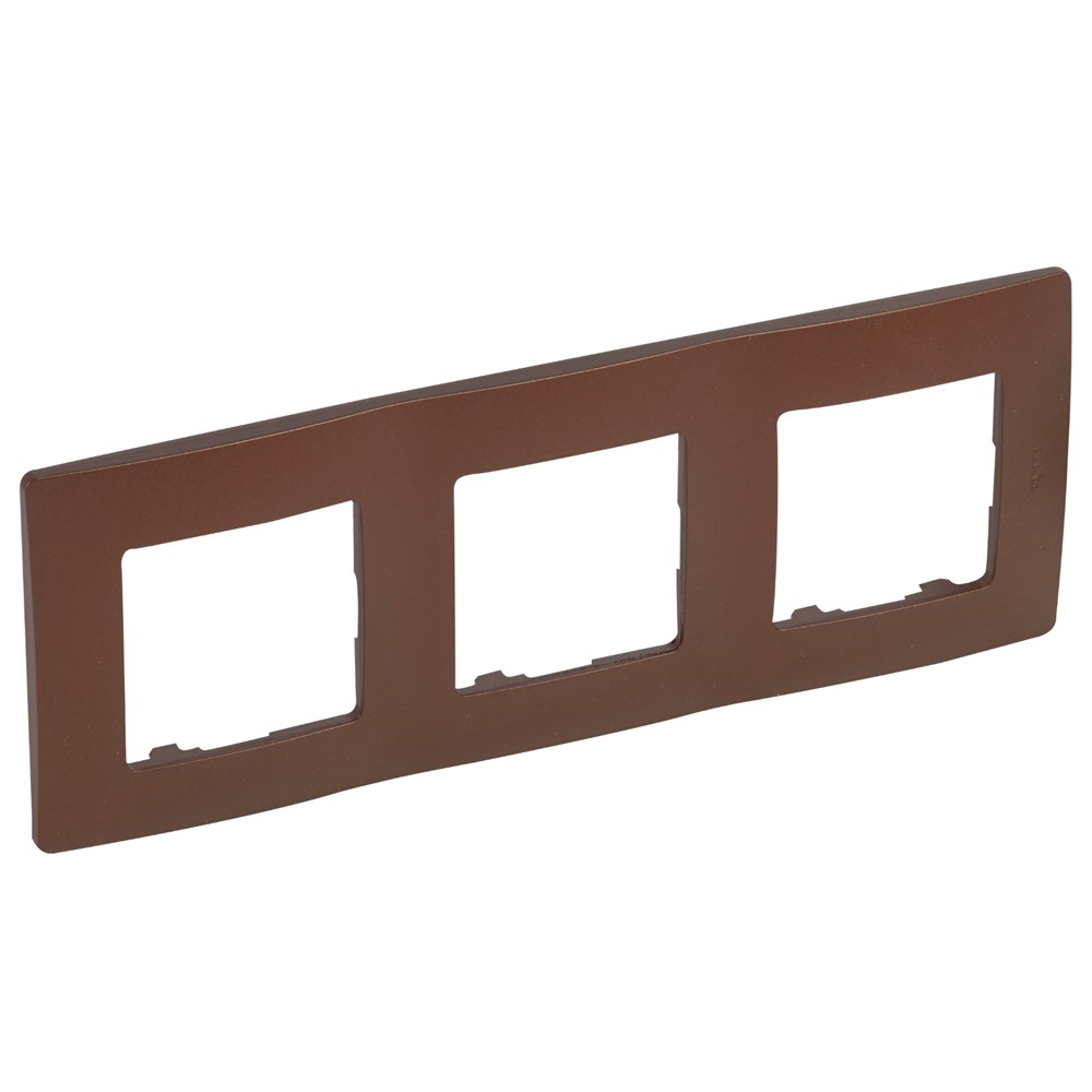 397073 Legrand Рамка 3 x Niloe Какао