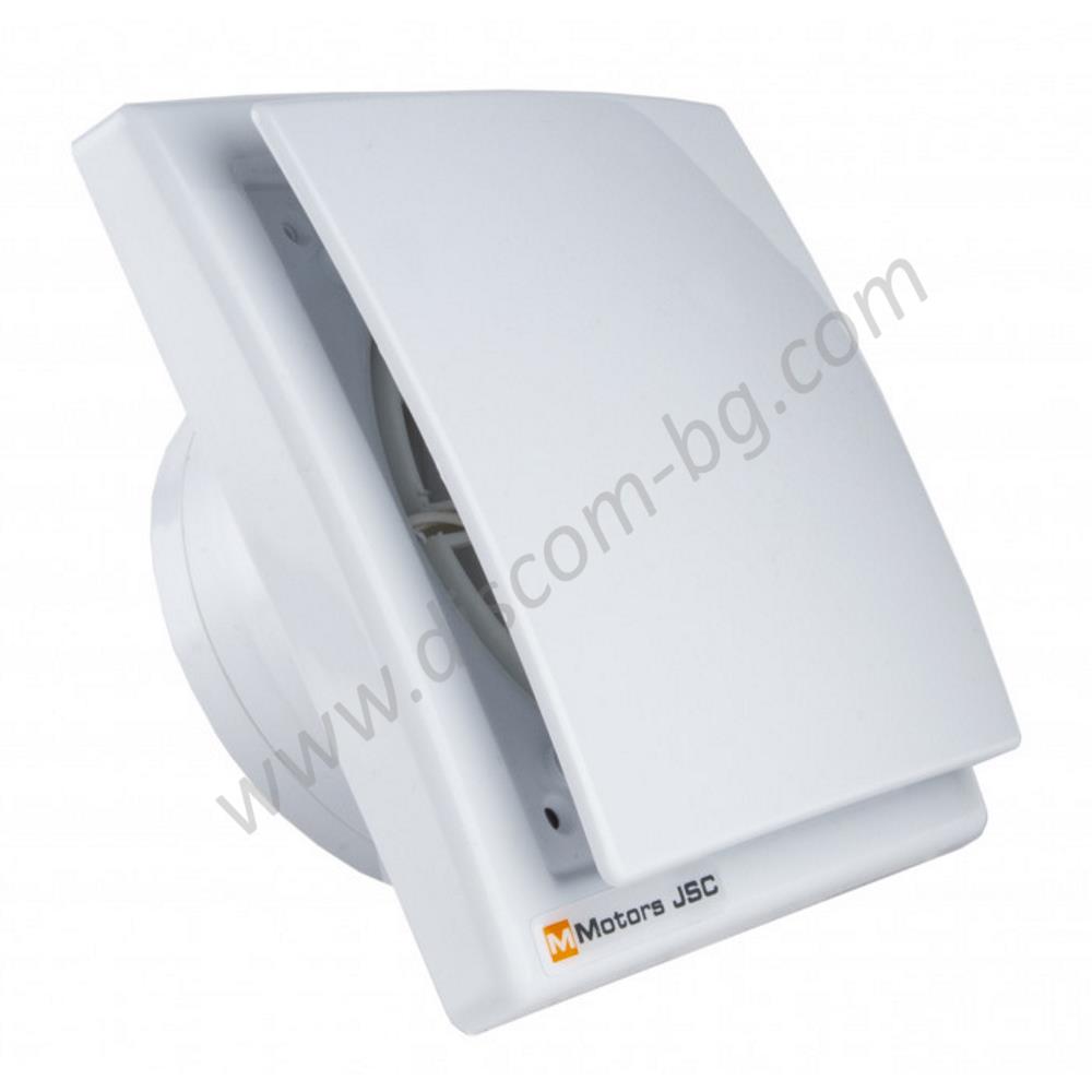 399 Аспиратор ОК-UE 100 74m3h; 2.2 W 23dB квадрат с клапа