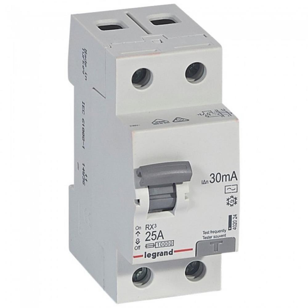 402024 Дефектнотокова защита RX³ RCD 2P 25A, 30mA, 10kA, AC type, Legrand_small
