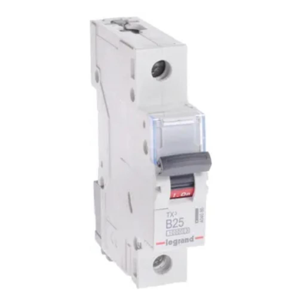 403359 Автоматичен прекъсвач TX³ MCB 1P 25A крива B 6kA, Legrand_small